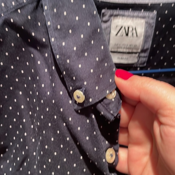 Zara men’s short sleeve button down shirt - Picture 3 of 4